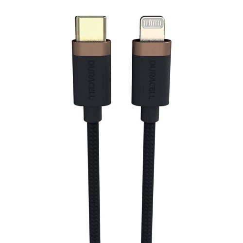 Kabel USB-C do Lightning Duracell 1m (czarny)