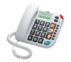 Telefon Stacjonarny Maxcom KXT480 przewodowy Biały