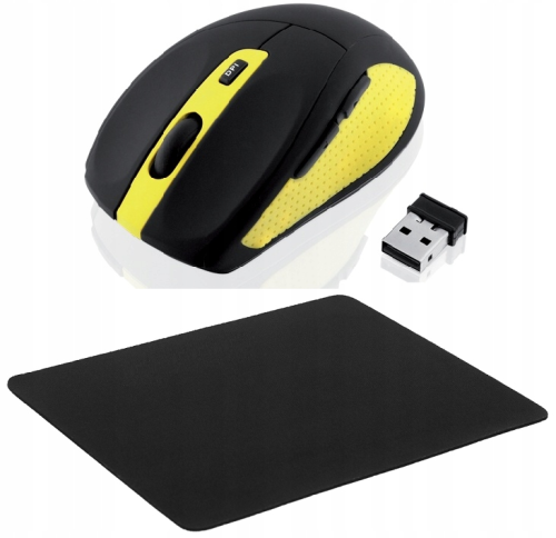 Mysz optyczna IBOX BEE2 PRO + podkładka IBOX MP002 BLACK