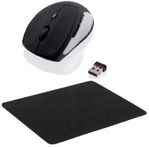 Mysz optyczna IBOX JAY PRO + podkładka IBOX MP002 BLACK