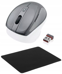 Mysz optyczna IBOX SWIFT PRO + podkładka IBOX MP002 BLACK