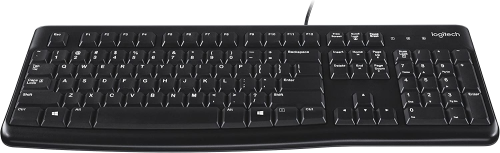 Klawiatura membranowa Logitech K120 920-002479 USB Czarna