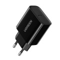Ładowarka sieciowa EU UGREEN USB-C, 20W, PD3.0 (czarna)