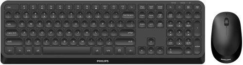 Zestaw bezprzewodowy klawiatura i mysz PHILIPS SPT6307B/00 Czarna