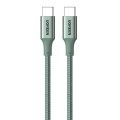 Kabel USB-C do USB-C UGREEN 15310 (zielony)