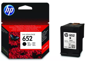 Oryginalny Tusz HP 652 Czarny F6V25AE 