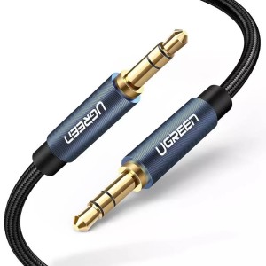 UGREEN AV122 Kabel mini jack 3,5mm AUX 1.5m (niebieski)