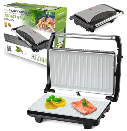 Grill Kontaktowy Ceramiczny ESPERANZA TALEGGIO EKG006