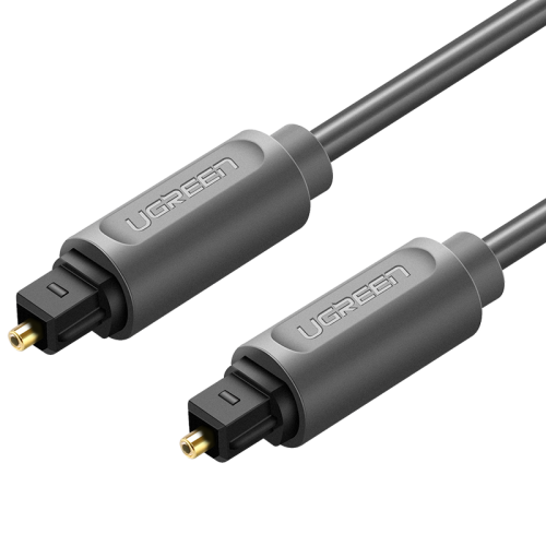 UGREEN AV122 Kabel optyczny Toslink Audio, pozłacany, 1.5m (czarny)
