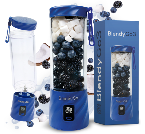 Oryginalny Blender Bezprzewodowy BlendyGo 3 Granatowy USB