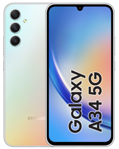 Smartfon Samsung Galaxy A34 6,6" 5G 6/128GB Srebrny