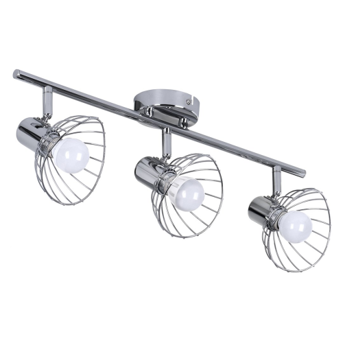 Activejet GIZEL Listwa Reflektorowa Potrójna Sufitowa Ścienna Chrom E14 do salonu AJE-GIZEL 3P
