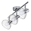 Activejet GIZEL Listwa Reflektorowa Potrójna Sufitowa Ścienna Chrom E14 do salonu AJE-GIZEL 3P