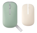 Mysz bezprzewodowa ASUS Marshmallow MD100 beżowa/szałwiowa Zamienne Nakładki