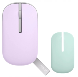 Mysz bezprzewodowa ASUS Marshmallow MD100 różowa/miętowa Zamienne Nakładki