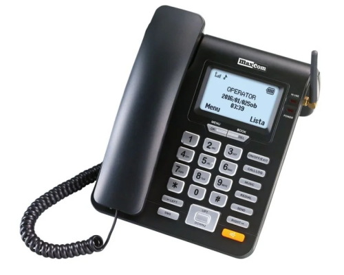 Telefon biurkowy na kartę SIM Maxcom COMFORT MM28DHS GSM