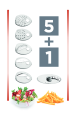 Elektryczna tarka szatkownica Concept Fresh Salad ES1000