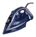 TEFAL | FV6830E0 | Żelazko parowe | Żelazko parowe | 2800 W | Pojemność zbiornika na wodę 270 ml | Ciągła para 50 g/min | Wydajność silnego uderzenia pary g/min | Srebrny/Niebieski