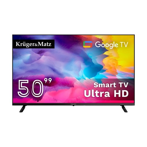 Telewizor Kruger&amp;Matz 50" UHD Google TV DVB-T2/T/C H.265 HEVC