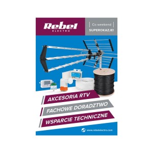 Plakat Rebel Electro - Akcesoria RTV