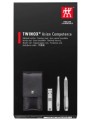 Zestaw do manicure Zwilling Twinox – skórzane etui, 3 elementy - Czarny