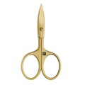 Zestaw do manicure Zwilling Twinox Gold Edition – czarne, skórzane etui, 5 elementów - Czarny