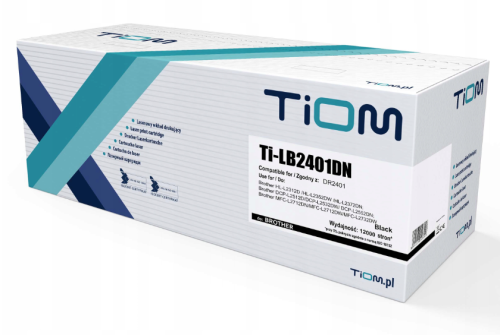 Bęben Zamiennik Tiom do Brother 2401D, DR2401 12000 str. Black TI-LB2401DN