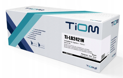 Toner Zamiennik Tiom do Brother 2421A, TN2421 3000 str. Black Ti-LB2421N