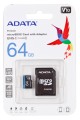 Karta pamięci ADATA PREMIER AUSDX64GUICL10A1-RA1 (64GB; Class 10; Adapter)