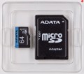Karta pamięci ADATA PREMIER AUSDX64GUICL10A1-RA1 (64GB; Class 10; Adapter)