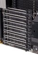 ASUS PRO WS WRX90E-SAGE SE AMD WRX90 Threadripper PRO, 2 x Intel X7100-AT2 dual 10Gb + 1x RTL8211F 1Gb/ USB 3.2 Gen2 x6, 7 x PCIe 5.0 x16, 4 x SATA 6Gb/s (RAID 0,1,5,10), 4 x M.2 socket 3 Key M (2 x type 2242-22110, PCIe 5.0 + 2 x type 2242-2280, PCI