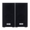 Zestaw głośników IBOX IGLSP1B (2.0; ciemne drewno)