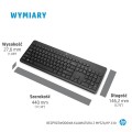 Zestaw klawiatura + mysz HP 230 Wireless Mouse and Keyboard Combo bezprzewodowe białe 3L1F0AA
