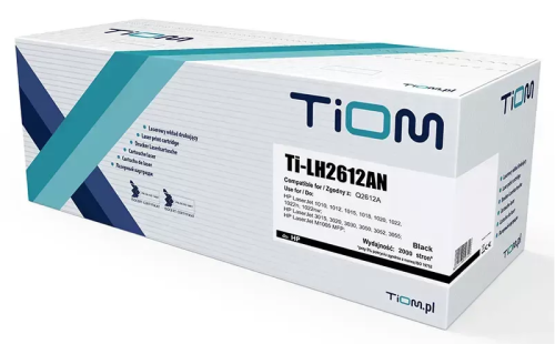 Toner Zamiennik Tiom do HP 12BN, Q2612A 2000 str. Black Ti-LH2612AN