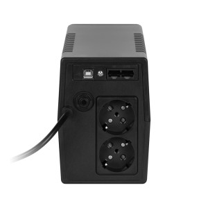 Zasilacz awaryjny komputerowy UPS REBEL model Nanopower Plus 1000 ( offline, 1000VA / 600W , 230 V , 50Hz , LCD , USB , RJ45 )