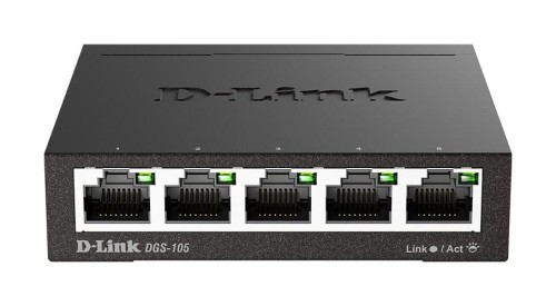 Switch D-Link DGS-105/E (5x 10/100/1000Mbps)