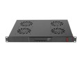 LANBERG PANEL WENTYLACYJNY 1U LCD 19" Z TERMOSTATEM 4 WENTYLATORY 230V AK-1503-B