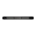 QOLTEC PATCH PANEL RACK | 48V | 24 PORTY | PASSIVE POE INJECTOR | CZARNY