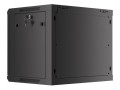 LANBERG SZAFA WISZĄCA RACK 19" 9U 600X450 DRZWI METALOWE CZARNA (FLAT PACK) WF01-6409-00B