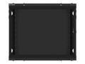 LANBERG SZAFA WISZĄCA RACK 19" 9U 600X450 DRZWI METALOWE CZARNA (FLAT PACK) WF01-6409-00B