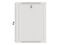 Szafa rack Lanberg WF01-6615-10S (15U; 769mm / 600mm / 600 mm; wisząca; Szklane; 19''; kolor szary)