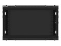 LANBERG SZAFA WISZĄCA RACK 19" 6U 600X450 DRZWI METALOWE CZARNA (FLAT PACK) WF01-6406-00B