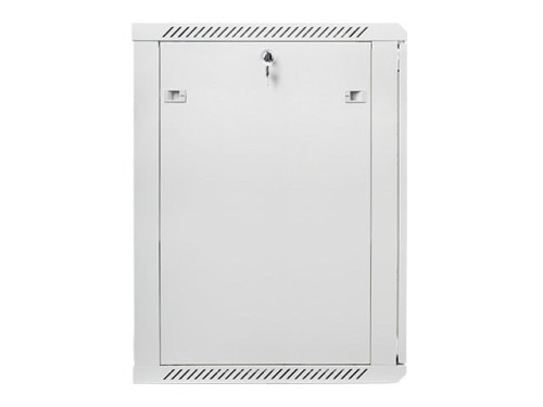 Szafa montażowe Lanberg WF01-6618-10S (18U; 900mm / 600mm / 600 mm; wisząca; Szklane; 19''; kolor szary)