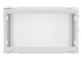 LANBERG SZAFA WISZĄCA RACK 19" 6U 600X450 DRZWI METALOWE SZARA (FLAT PACK) WF01-6406-00S