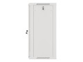 Szafa rack Lanberg WF01-6418-10S (18U; 901mm / 600mm / 450 mm; wisząca; Szklane; 19''; kolor szary)