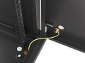 LANBERG SZAFA WISZĄCA RACK 19" 12U 600X450 DRZWI METALOWE CZARNA (FLAT PACK) WF01-6412-00B