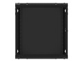LANBERG SZAFA WISZĄCA RACK 19" 12U 600X450 DRZWI METALOWE CZARNA (FLAT PACK) WF01-6412-00B