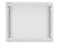 LANBERG SZAFA WISZĄCA RACK 19" 9U 600X600 DRZWI METALOWE SZARA (FLAT PACK) WF01-6609-00S