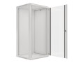 Szafa Rack Lanberg WF01-6627-10S (27U; 1300mm / 600mm / 600 mm; wisząca; Szklane; 19''; szary)