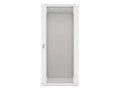 Szafa Rack Lanberg WF01-6627-10S (27U; 1300mm / 600mm / 600 mm; wisząca; Szklane; 19''; szary)